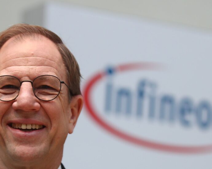 By Douglas Busvine BERLIN (Reuters) -Infineon Chief Executive Reinhard Ploss on Tuesday supported the thought of Taiwan Semiconductor (TSMC) building a chip fabrication plant in Germany, expressing a transparent preference for its technology over that of Intel. "It would be a stimulating idea to possess TSMC in Germany," Ploss told reporters, while declining to comment directly on reports the dominant contract chip manufacturer was in talks on building a plant there. Responding to the reports, TSMC said last month it had been too early to mention whether it might build a semiconductor plant in Germany which talks were in their early stages. TSMC has flagged plans to create new plants in both the us and Japan as a part of a broader move to locate production closer to key clients to scale back risks arising from tensions between Taiwan and China. Industry sources say TSMC has been in talks with a gaggle comprising Infineon, Robert Bosch and NXP on building a plant to serve their need for mature chip formats utilized in core markets just like the automotive industry. Speculation has centered on the likelihood that TSMC would site a replacement facility near Dresden, the hub of Europe's largest semiconductor cluster. Infineon and Bosch both have plants in Dresden. All three have declined to discuss potential cooperation with TSMC, which comes as EU industry czar Thierry Breton is pushing for multi-billion-dollar investments to double Europe's share of worldwide chip production over subsequent decade. Ploss, asked a few push by Intel CEO Pat Gelsinger to win EU aid for a leading-edge plant in Europe, said the U.S. chip maker did not have an in depth technological fit with Infineon. against this , TSMC did. "The technology that TSMC produces is closer to ours," he said in response to a reporter's questions. Infineon earlier reported results for the fiscal third quarter that showed tight capacity constraints weighing on sales growth.